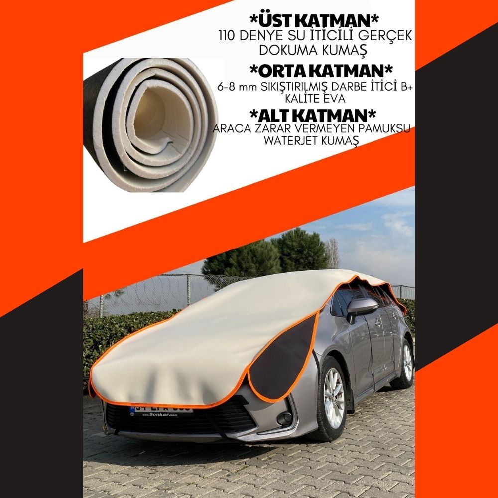 HULLCAR Üst dolu ve darbe koruyucu branda
