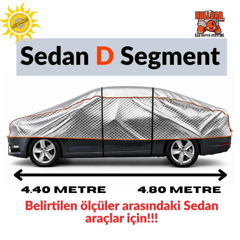 HULLCAR  Güneş Koruyucu, Ultra Sağlam, Dolu Koruyucu Üniversal Oto Branda