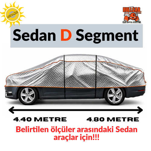 HULLCAR  Güneş Koruyucu, Ultra Sağlam, Dolu Koruyucu Üniversal Oto Branda