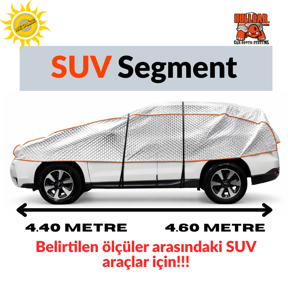HULLCAR  Güneş Koruyucu, Ultra Sağlam, Dolu Koruyucu Üniversal Oto Branda