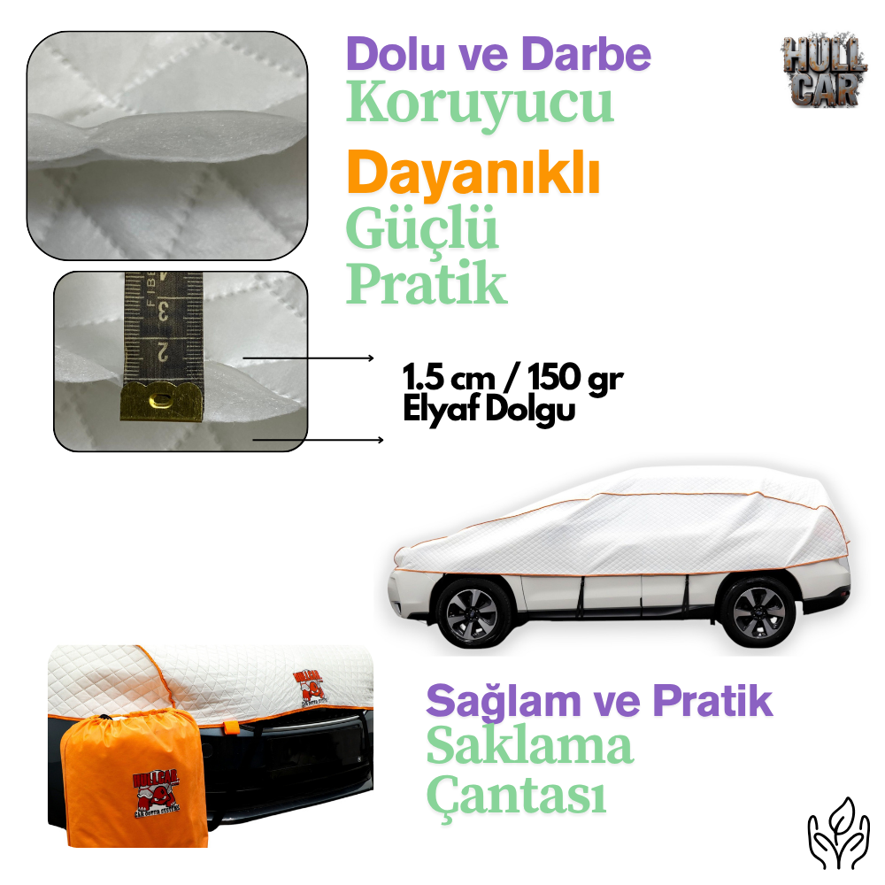 HULLCAR Güneş yağmur ve dolu koruyucu