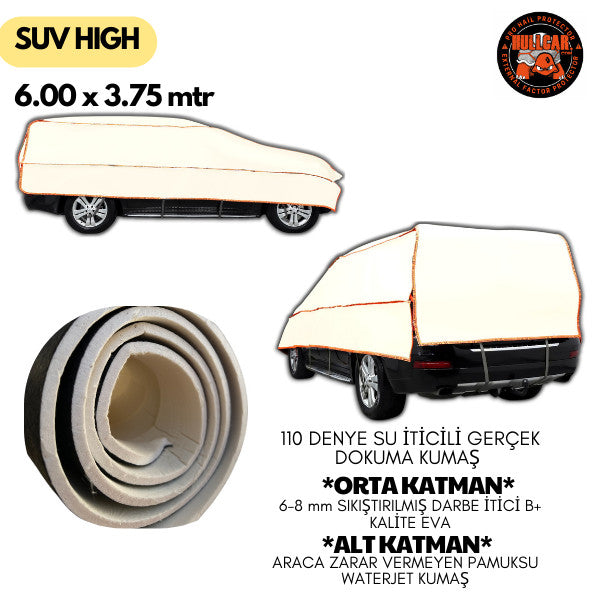 HULLCAR Profesyonel Dolu ve darbe koruyucu branda