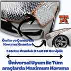 HULLCAR  Güneş Koruyucu, Ultra Sağlam, Dolu Koruyucu Üniversal Oto Üst Branda