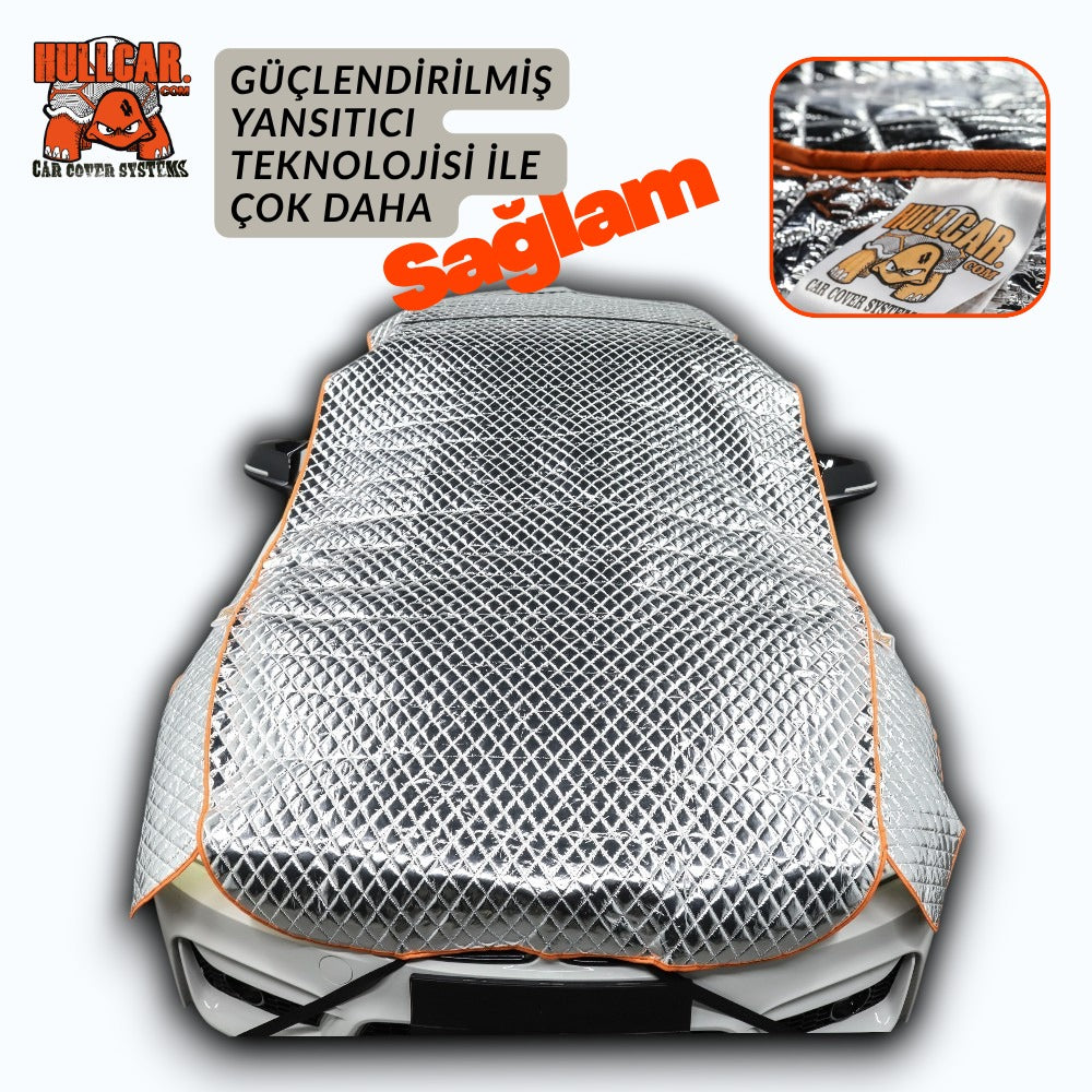 HULLCAR  Güneş Koruyucu, Ultra Sağlam, Dolu Koruyucu Üniversal Oto Üst Branda