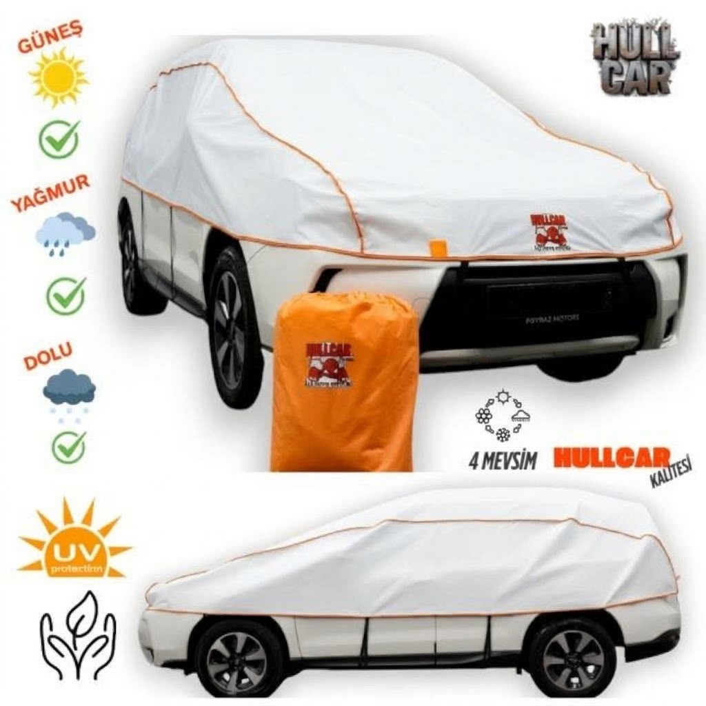 HULLCAR Premium Güneş yağmur ve Dolu koruyucu